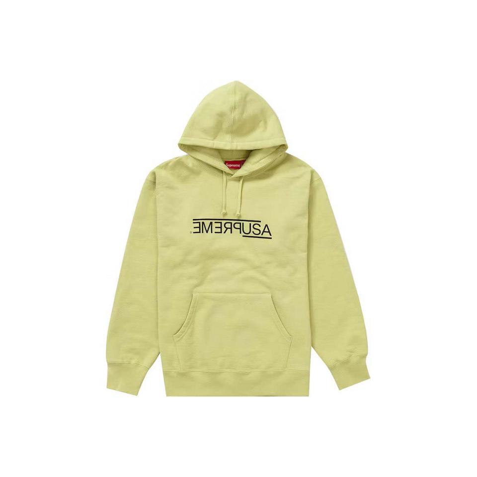 Sudaderas Supreme USA Hooded Amarillo | Supreme 374BC